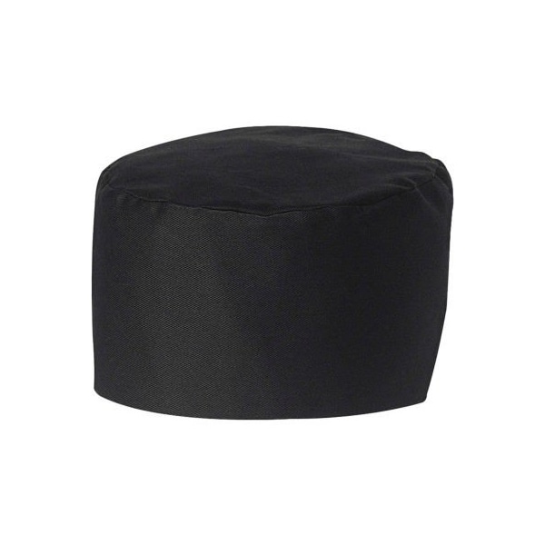 Chef Designs Skull Cap, Black, Polyester/Cotton, M